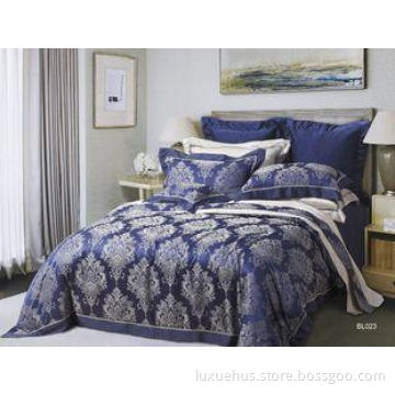 Jacquard Elegant Luxury Bed Sets , Queen Size Duvet Cover S